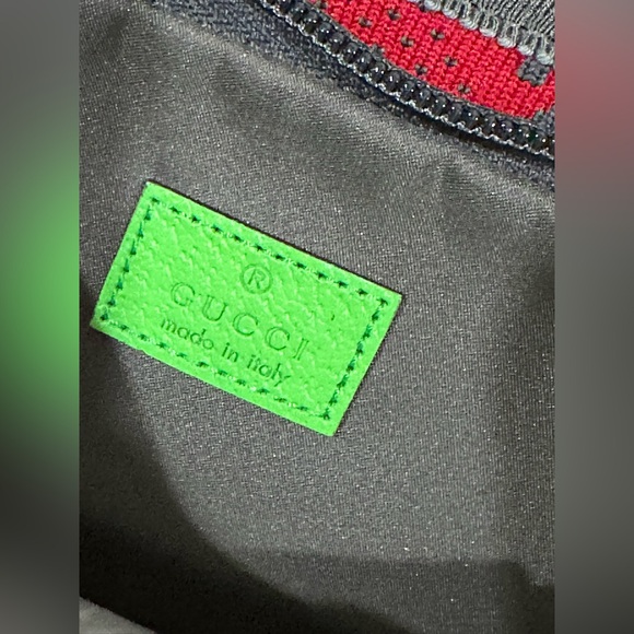 Gucci GG Nylon Belt Bag 'Grey/Multicolor' - Picture 8 of 14